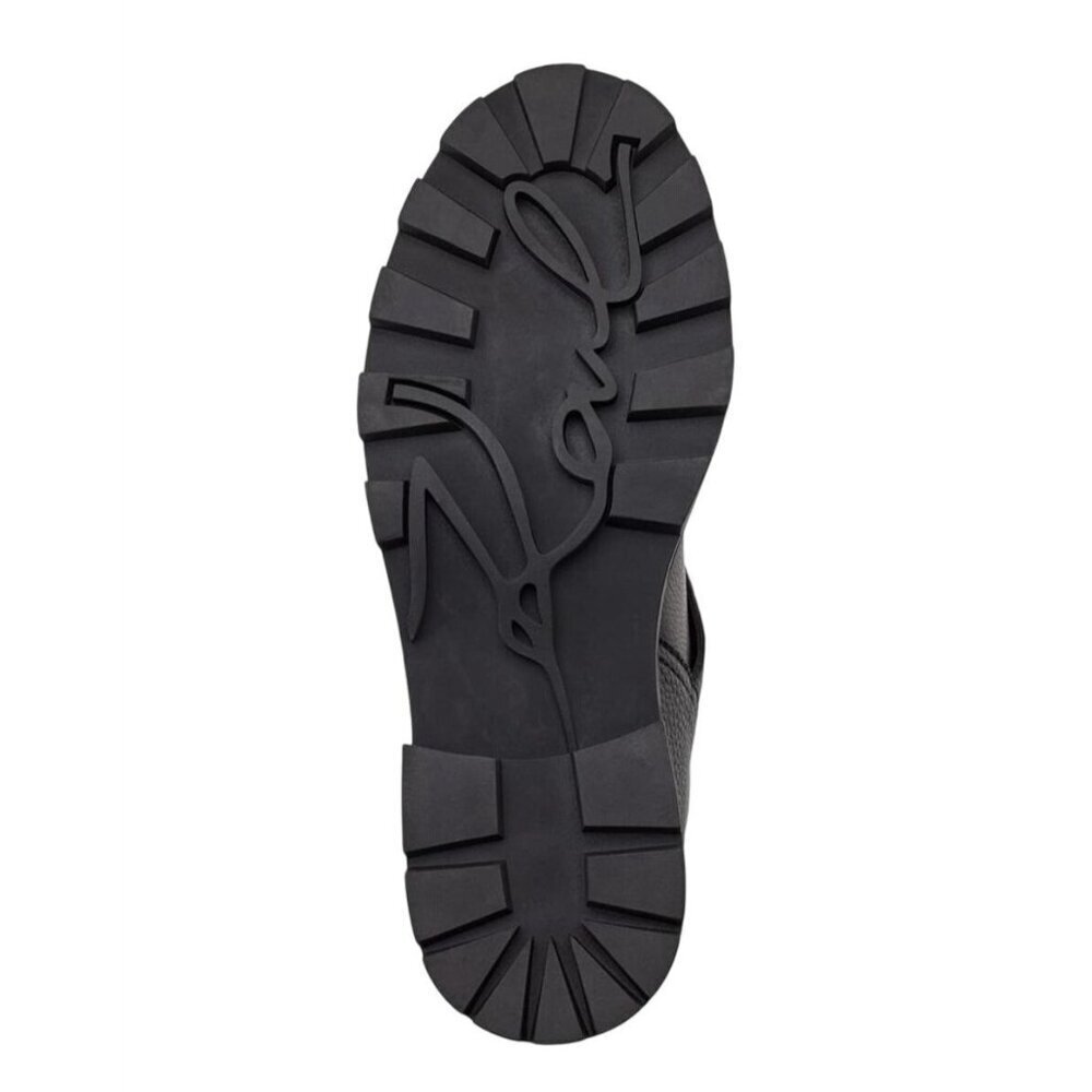 KARL LAGERFELD / Marceau / Black / Lug-Sole / Combat Boot / With Crystal Detail - Picture 6 of 9